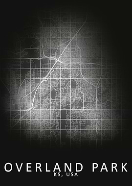 Overland Park USA City Map