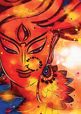 The goddess Durga
