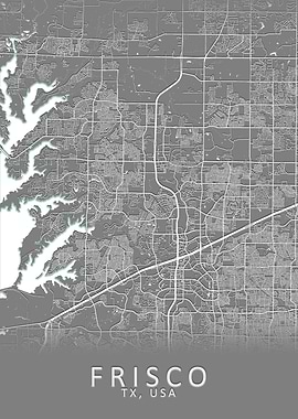 Frisco TX USA City Map