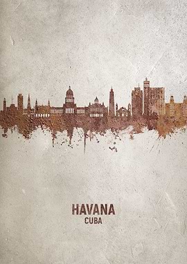 Havana Cuba Skyline