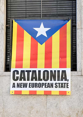 Flag of Catalonia Spain