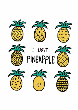 Pineapple cartoon
