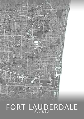Fort Lauderdale USA Map