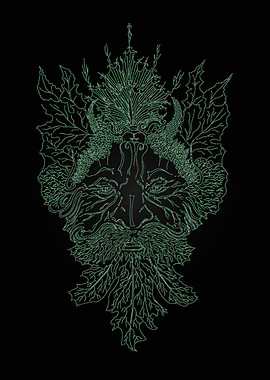 Green Man Two Faces