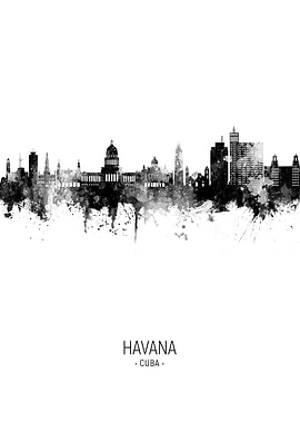 Havana Cuba Skyline