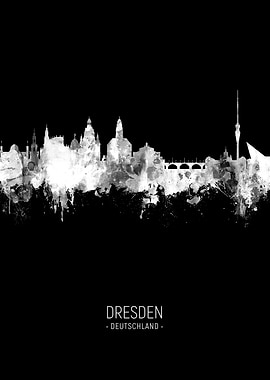 Dresden Germany Skyline