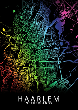 Haarlem Netherlands Map