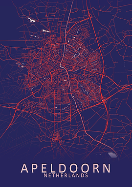 Apeldoorn Netherlands Map