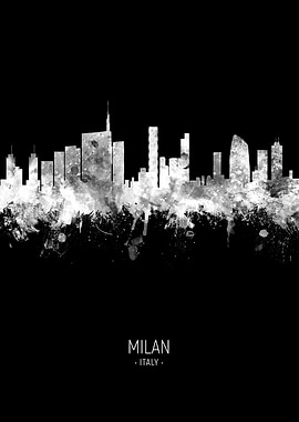 Milan Italy Skyline