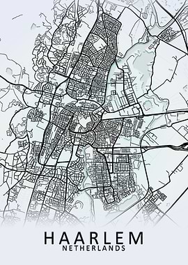 Haarlem Netherlands Map