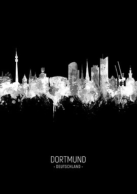 Dortmund Germany Skyline
