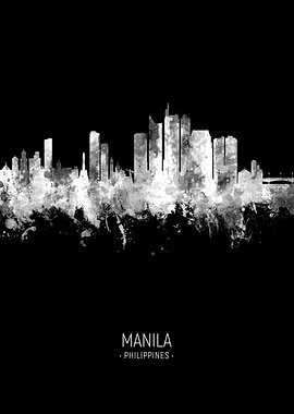 Manila Philippines Skyline