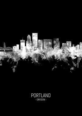 Portland Oregon Skyline