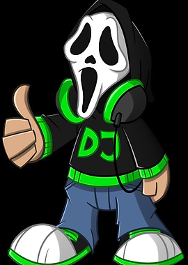 DJDaMaskottchen Black