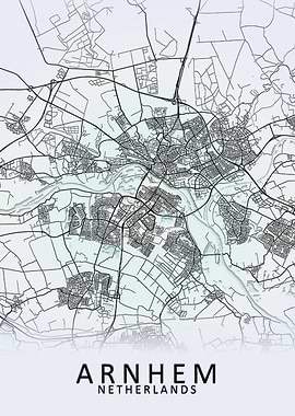 Arnhem Netherlands Map