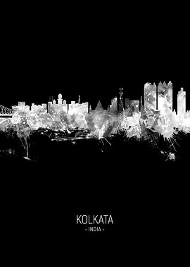 Kolkata India Skyline