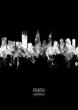 Perth Australia Skyline