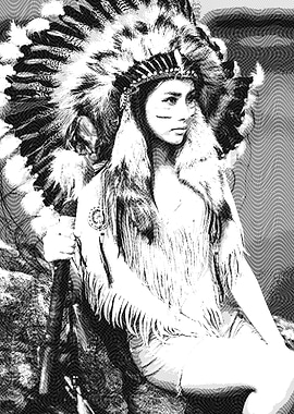 American native girl