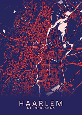Haarlem Netherlands Map