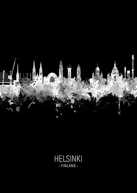 Helsinki Finland Skyline
