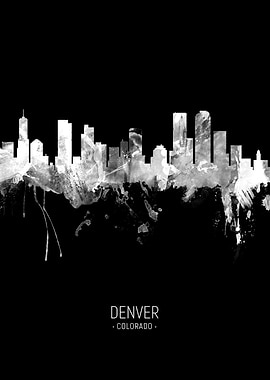 Denver Colorado Skyline