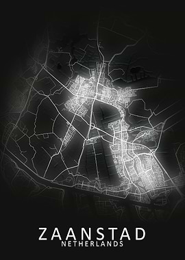 Zaanstad Netherlands Map