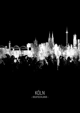Cologne Germany Skyline