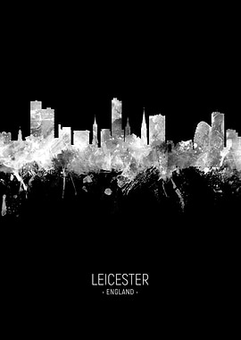 Leicester England Skyline