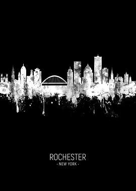 Rochester New York Skyline