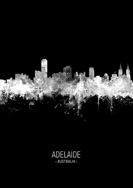Adelaide Australia Skyline