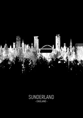 Sunderland England Skyline