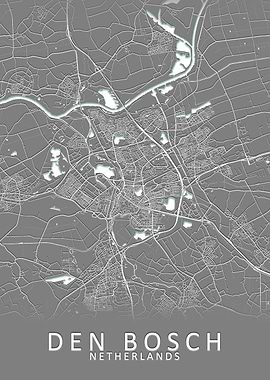 Den Bosch Netherlands Map