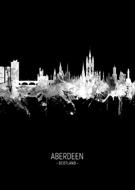Aberdeen Scotland Skyline