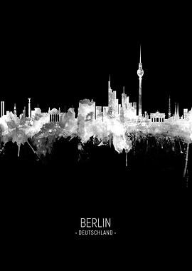 Berlin Germany Skyline