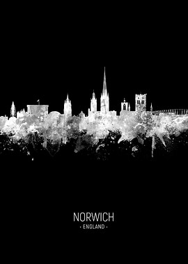 Norwich England Skyline