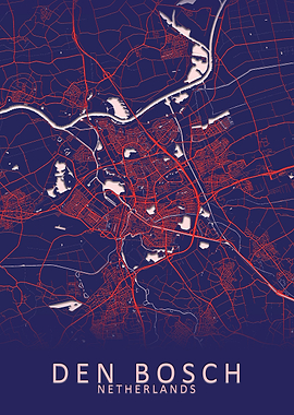 Den Bosch Netherlands Map