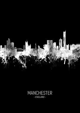 Manchester England Skyline