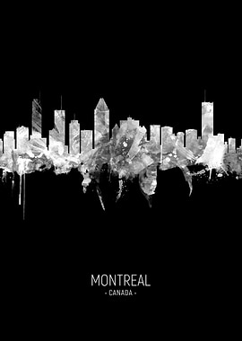 Montreal Canada Skyline