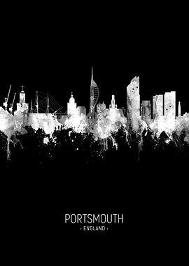 Portsmouth England Skyline