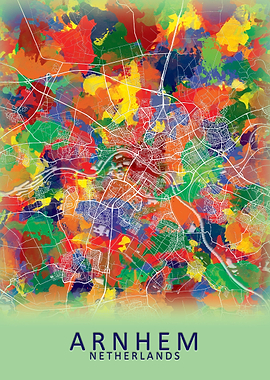 Arnhem Netherlands Map