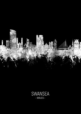 Swansea Wales Skyline