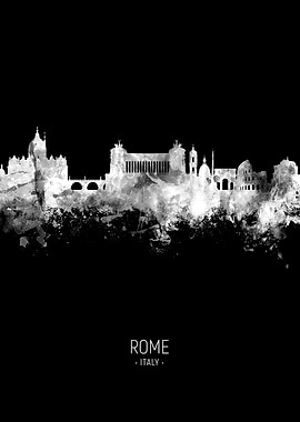 Rome Italy Skyline