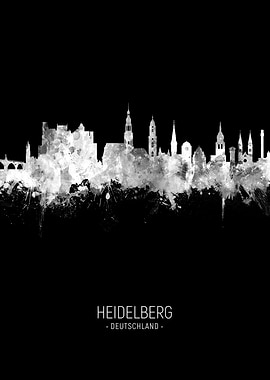 Heidelberg Germany Skyline