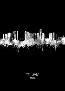 Tel Aviv Israel Skyline