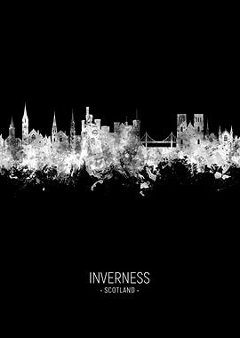 Inverness Scotland Skyline