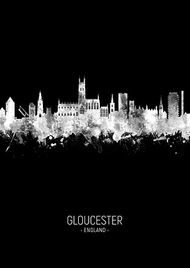 Gloucester England Skyline