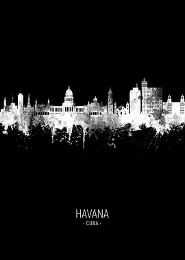 Havana Cuba Skyline