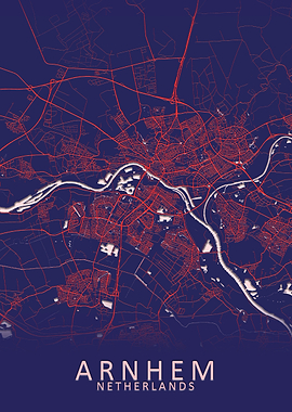 Arnhem Netherlands Map