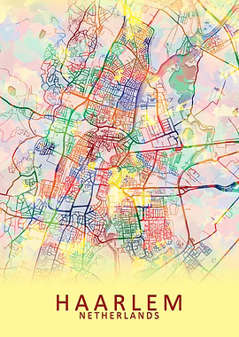 Haarlem Netherlands Map