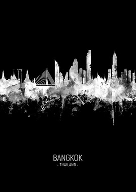 Bangkok Thailand Skyline